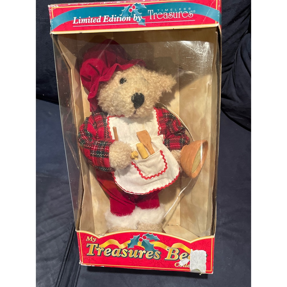 Timeless Treasures My Treasures Bear 2003 Limited Edition Baker Plush Teddy Bear